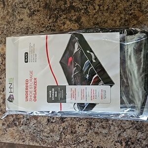 Underbed shoe storage caddy